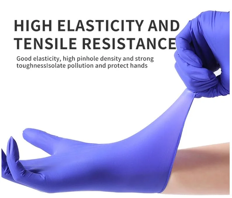 Factory Outlet Store Clean Nitrile Inspection Gloves Protective Products